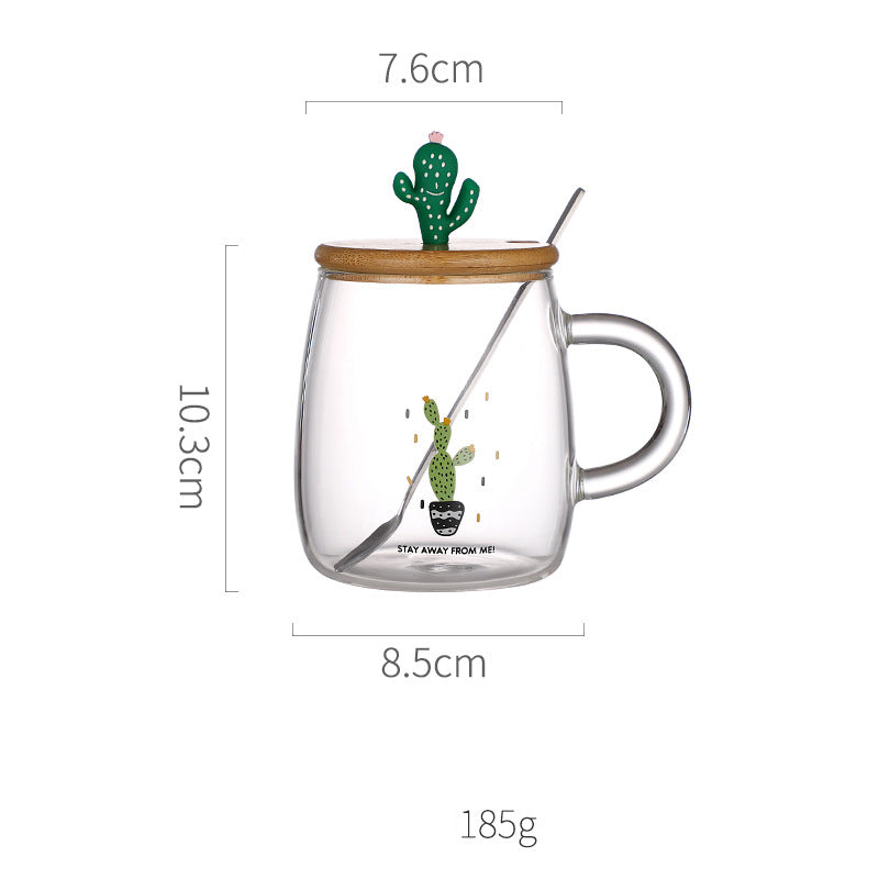 Household glass cup