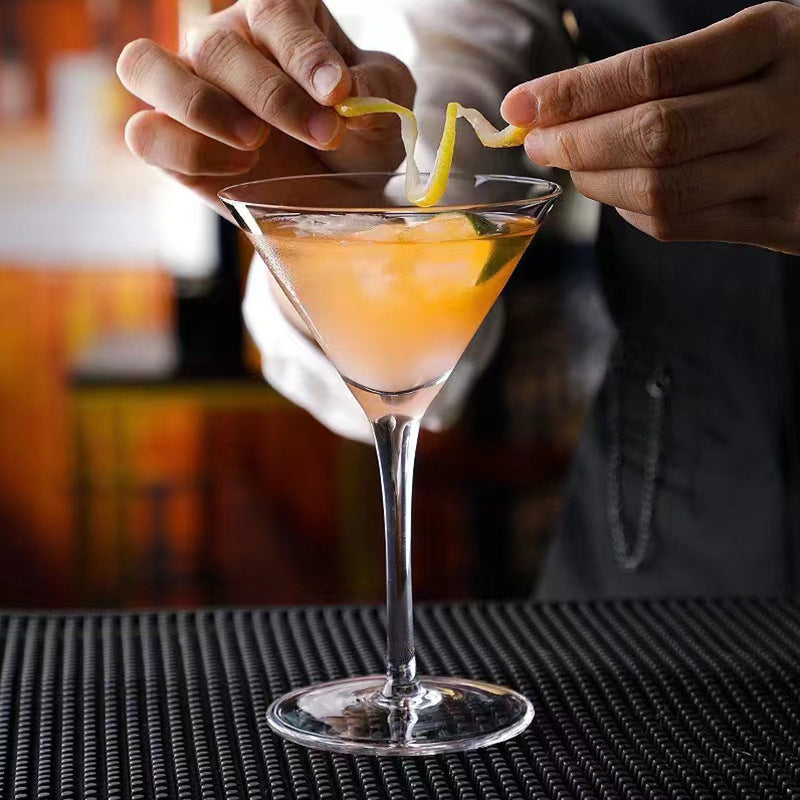 Triangle Cup Glass Martini Cup Creative