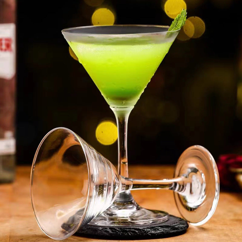 Triangle Cup Glass Martini Cup Creative