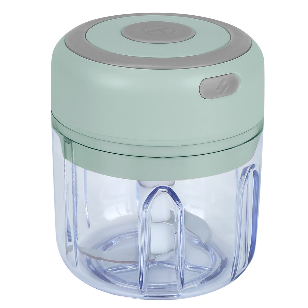 Mini Electric Garlic Chopper 8.45OZ Cordless Garlic Mincer Food Chopper Rechargeable Food Blender Chili Nut Onion Pepper Meat Ginger Food