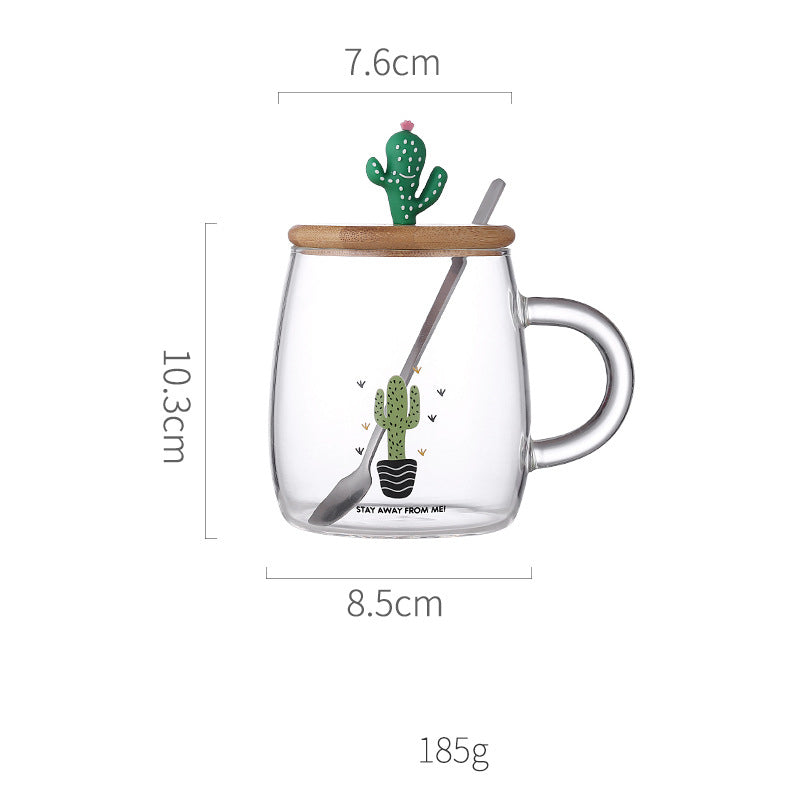 Household glass cup