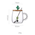 Household glass cup