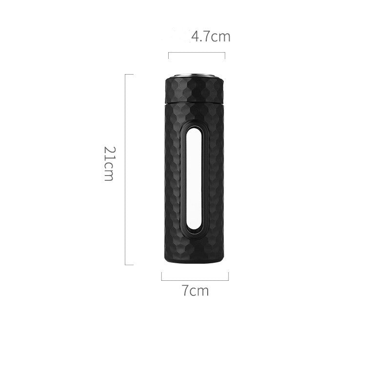 Tea cup girl portable plastic glass cup