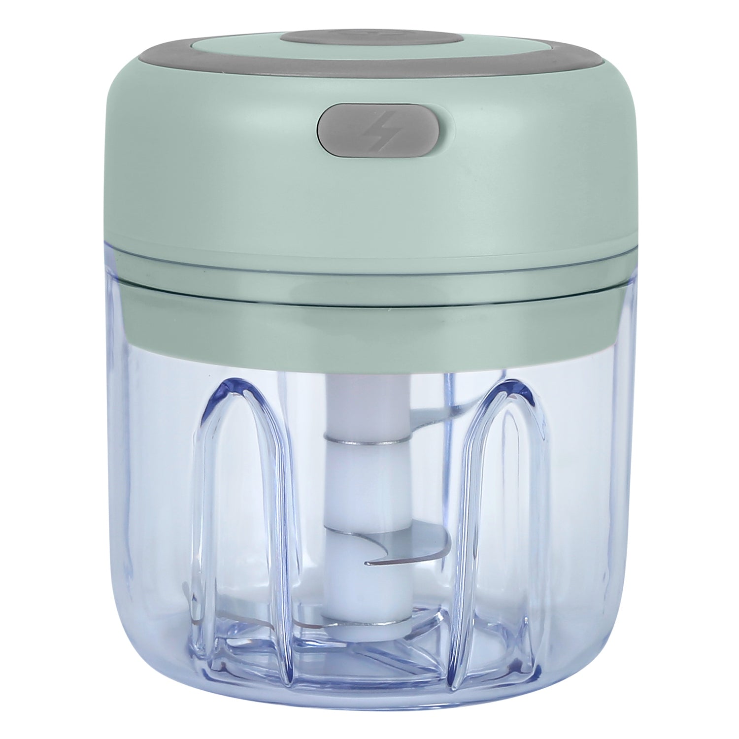 Mini Electric Garlic Chopper 8.45OZ Cordless Garlic Mincer Food Chopper Rechargeable Food Blender Chili Nut Onion Pepper Meat Ginger Food