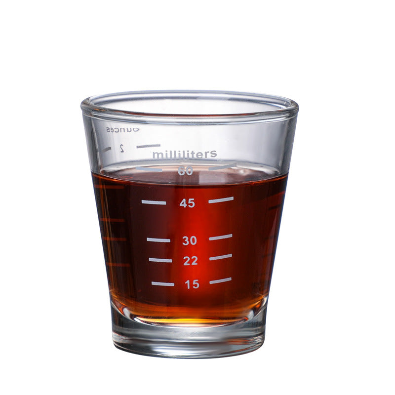 Italian Style Glass Coffee Cup Borosilicate Glass Measuring Cup